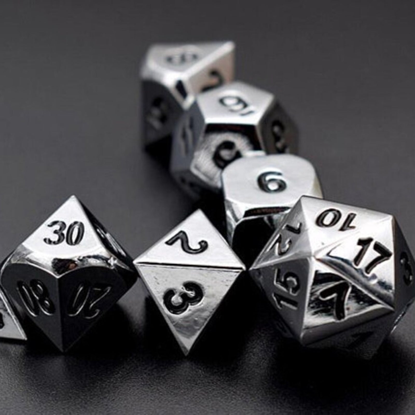 Metal DND Dice